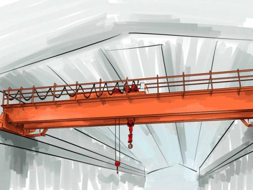 QE20型雙吊點橋式行車