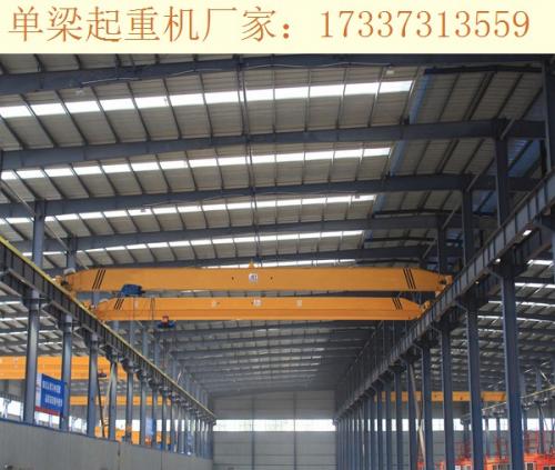 湖南邵陽單梁起重機廠家介紹滑溝的預防方法