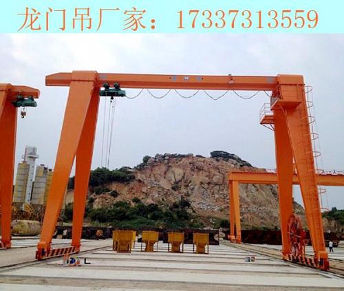 安徽阜陽龍門吊租賃公司 龍門吊起吊剛箱梁