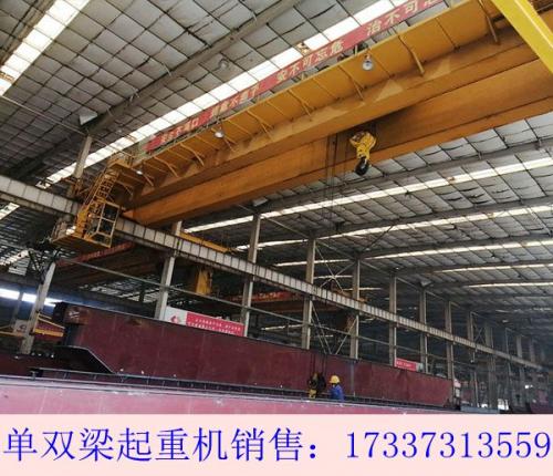 河北秦皇島雙梁橋式起重機廠家 結構件的安裝