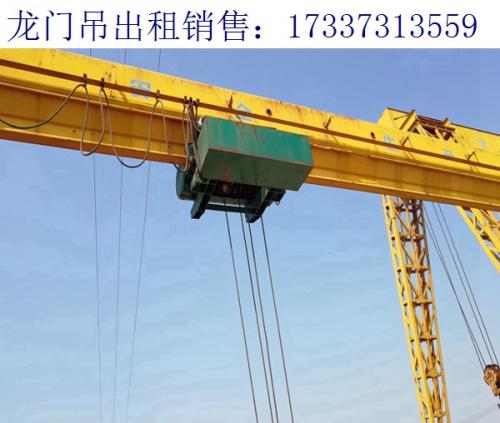 四川成都龍門吊廠家 門式起重機安裝不妥的危害