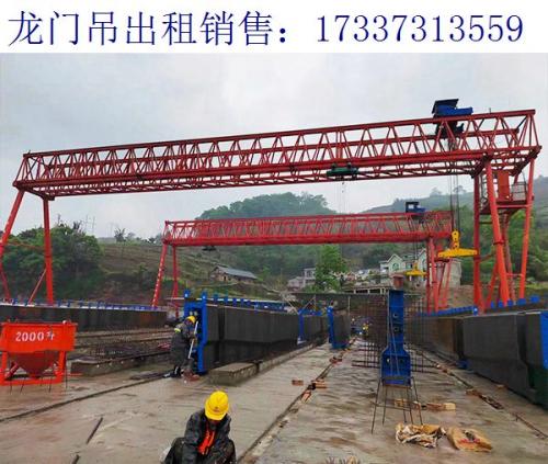 山西呂梁100噸龍門吊傳動機構(gòu)的維護