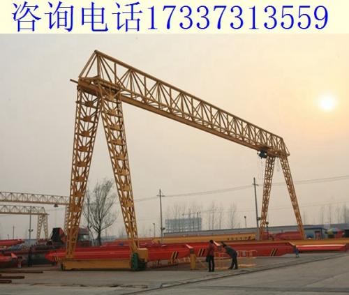 山東濟寧單梁龍門吊廠家 不斷改進設備