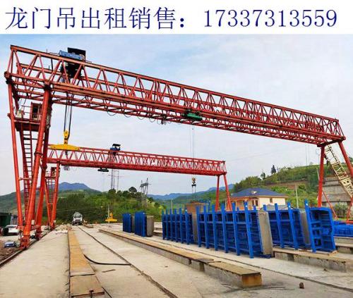 山西太原高腿龍門吊廠家 鋼絲繩有效潤滑