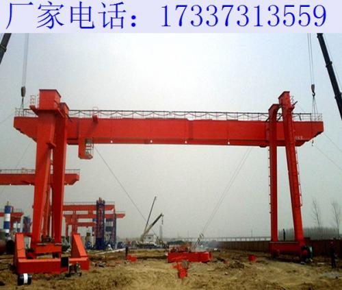 河北唐山10噸箱式龍門吊生產(chǎn)廠家攜手創(chuàng)輝煌