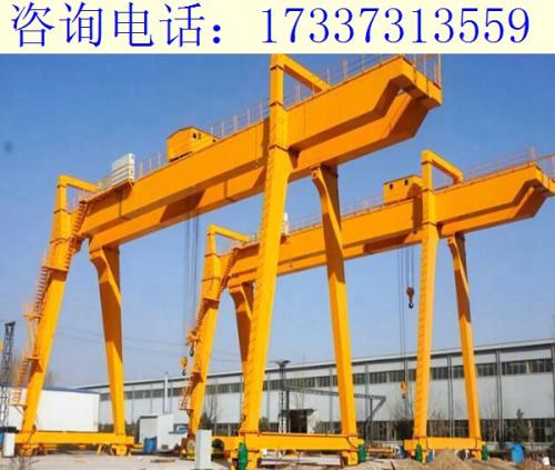 內蒙古烏海100噸門式起重機廠家 龍門吊的拆除