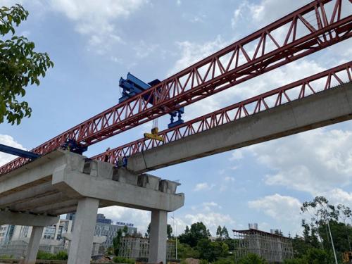 山東東營提梁架橋機可提升施工安全性